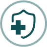Medical shield icon