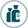 Medication bottles icon