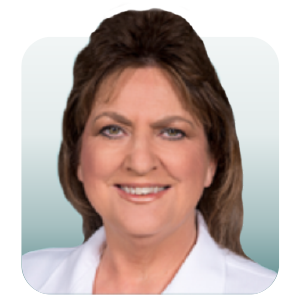 headshot photo of Judith Gladish, a gynecologic oncology nurse practitioner who uses Rubraca to treat HR-deficient patients
